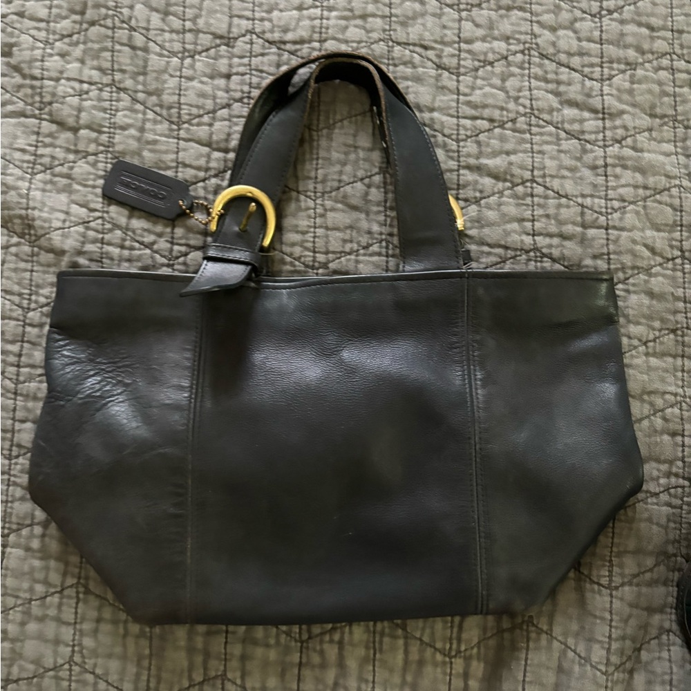 Vintage Coach navy purse